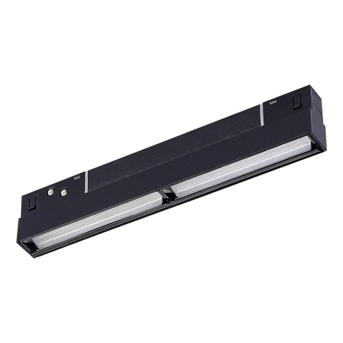 ST804.436.12 Магнитный трековый светильник Черный LED 1*12W 3000K 700Lm Ra&gt;90 120° IP20 L220xW22xH46 SKYLINE 48