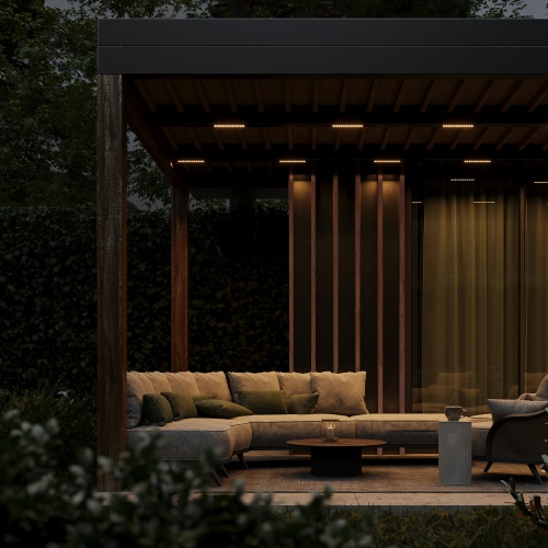 Уличный потолочный светильник Outdoor O488DL-L12GF3K