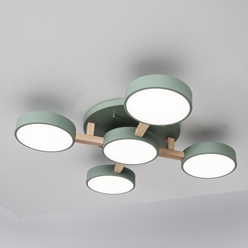 Потолочная люстра JOIST 5 Green 178330-26