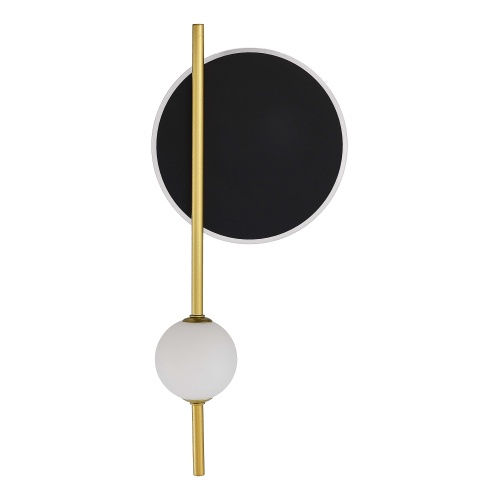 SL6507.431.02 Светильник настенный ST-Luce Шампань, Черный/Белый LED 1+1*9+4W 4000K DALI