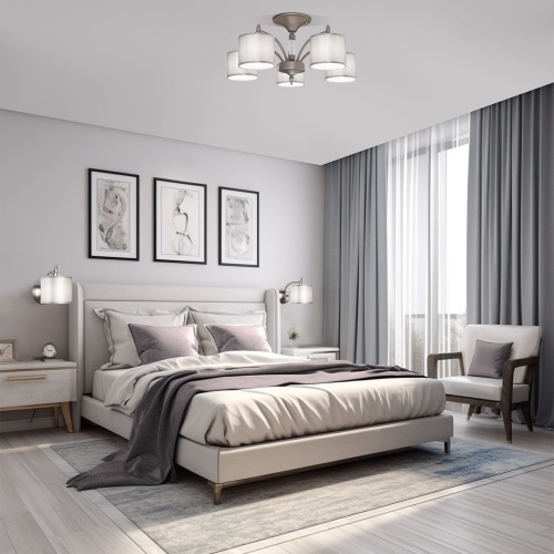 Потолочный светильник Eurosvet 60080/5 сатин-никель