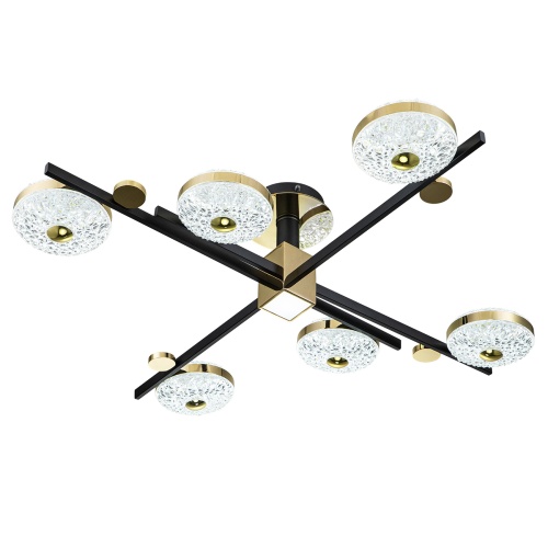 Потолочный светильник Escada 10219/6 LED*78W Black/Gold