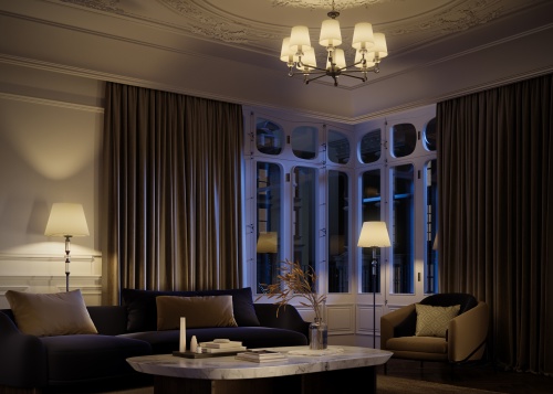 Подвесной светильник Maytoni MOD018PL-08CH