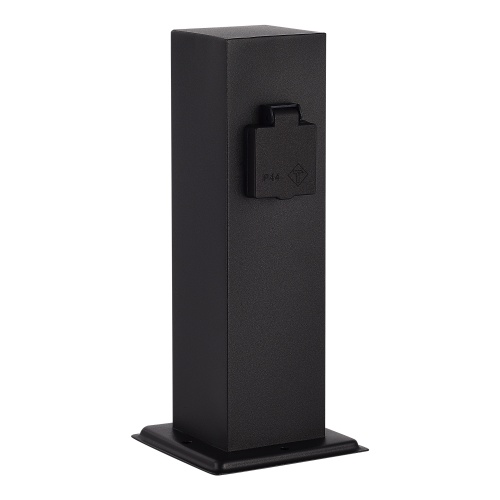SL9012.405.00 Столб уличный 2 розетки ST-Luce черный 3500W SOCKET