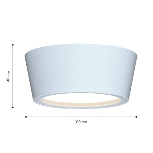 Уличный накладной светильник Favourite 4676-1U, уличный светильник, D100xH40, 1xGX53LEDx15W, IP54, excluded