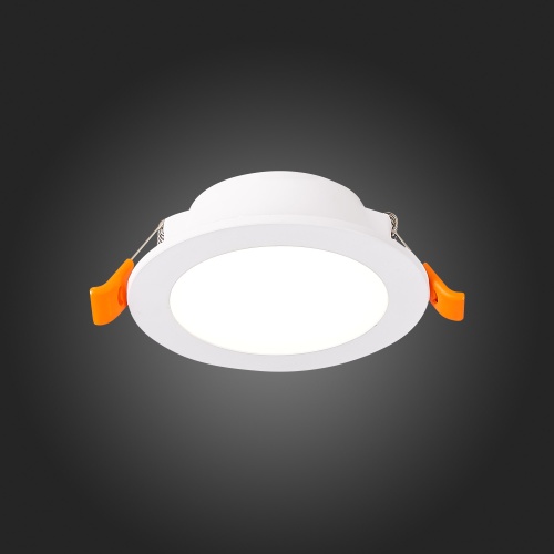 ST210.548.06 Св-к встр. Белый LED 1*6W 4000K 480Lm Ra80 110° IP20 D90xH30 220-240V Встраиваемые светильники