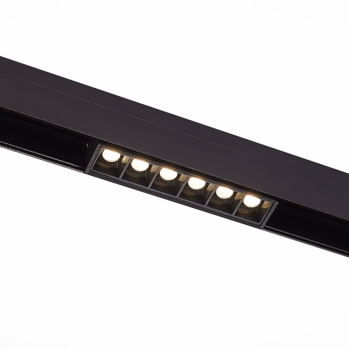 ST361.436.06 Магнитный трековый светильник Черный LED 1*6W 3000K 532Lm Ra&gt;90 36° IP20 L115xW22xH44 4 SKYLINE 48