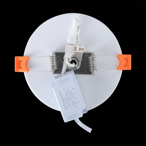 ST104.502.06 Светильник встраиваемый Белый LED 1*6W 3000K 468Lm Ra&gt;80 120° IP20 D110xH20 170-240V Встраиваемые светильники