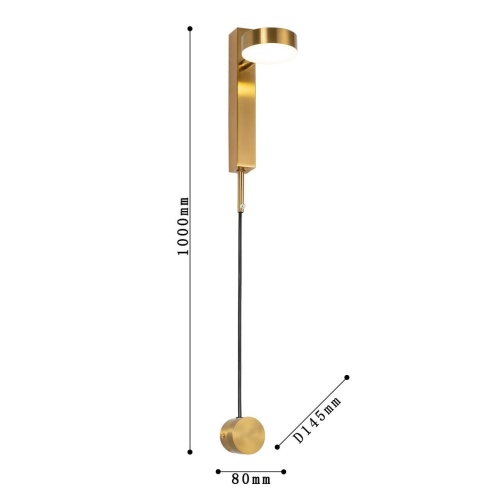 Бра Favourite 4063-1W, настенный светильник, D145xW80xH1000, 1xLEDx5W, 400LM, 4000K, included