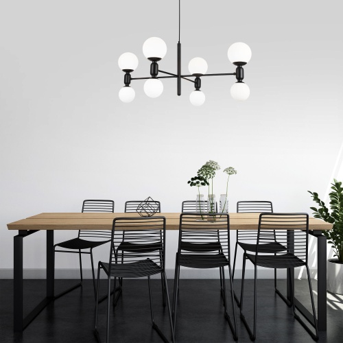 Потолочный светильник черный Smart Eurosvet 30182/8