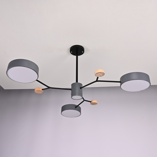 Люстра на штанге MEADE 4 lamps Grey 151685-26