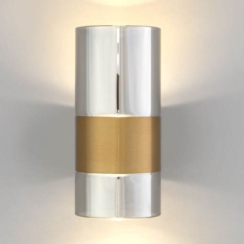  Eurosvet 40021/1 LED настенный светильник латунь/дымчатый