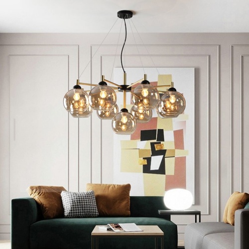 Подвесная люстра ETNA D57 Amber 344131-26