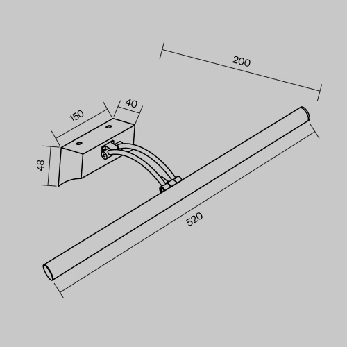Подсветка Maytoni MIR003WL-L12CH