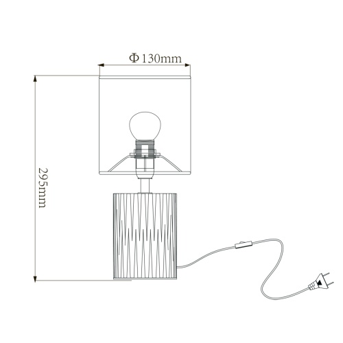 Настольный светильник Escada 10195/L E14*40W Silver