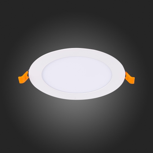 ST209.538.09 Св-к встр. Белый LED 1*9W 3000K 585Lm Ra80 110° IP20 D145xH8 90-265V Встраиваемые светильники