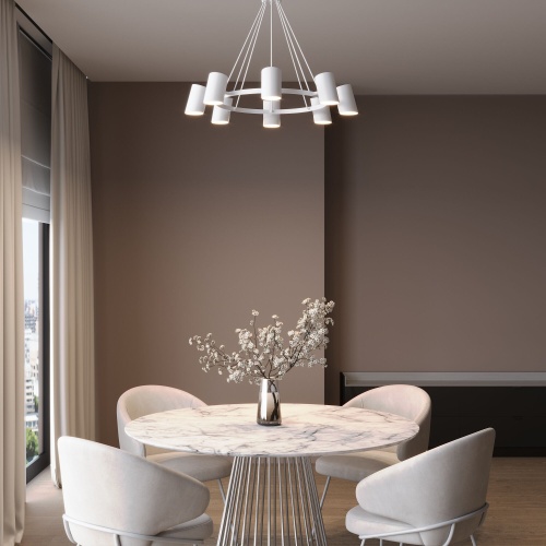 Подвесной светильник белый Smart Eurosvet 70147/8