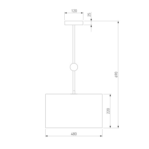Потолочный светильник Eurosvet 60174/5 латунь