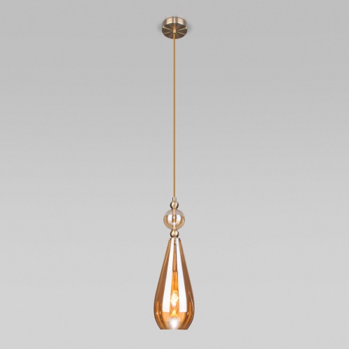 Подвесной светильник Eurosvet 50202/1 янтарный