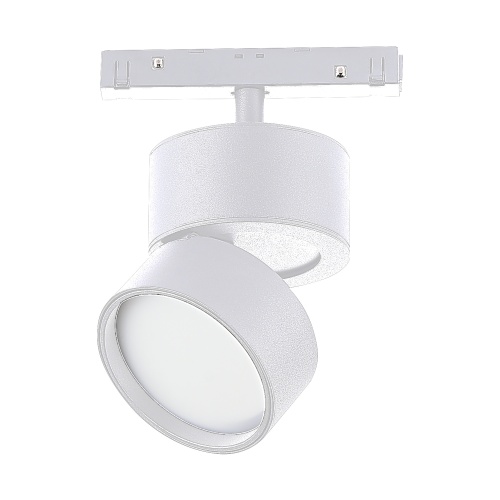 ST809.536.09 Магнитный трековый светильник Белый LED 1*9W 3000K 550Lm Ra&gt;90 120° IP20 D85xH126 48V SKYLINE 48