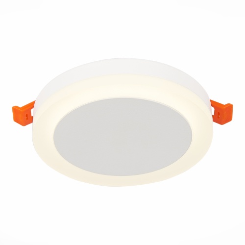 ST104.542.06 Светильник встраиваемый Белый LED 1*6W 4000K 468Lm Ra&gt;80 120° IP20 D110xH20 170-240V Встраиваемые светильники