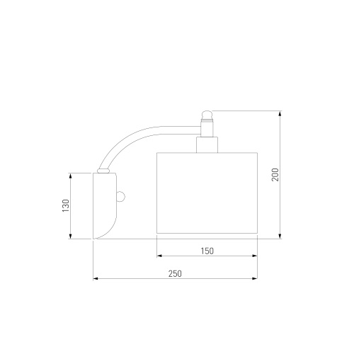 Настенный светильник Eurosvet 60080/1 сатин-никель