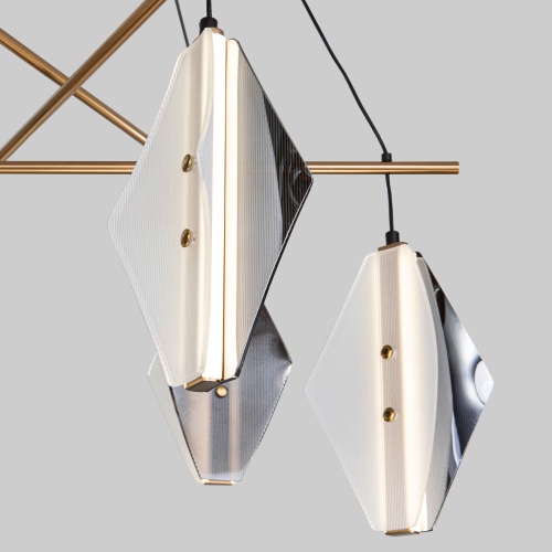 Подвесной светильник Eurosvet 301054 LED латунь