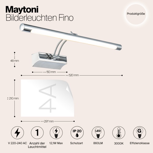 Подсветка Maytoni MIR003WL-L12CH