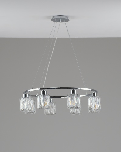 Люстра подвесная Moderli V11708-8P Prismique