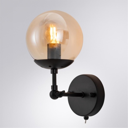 Бра Arte lamp A1664AP-1BK СВЕТИЛЬНИК НАСТЕННЫЙ