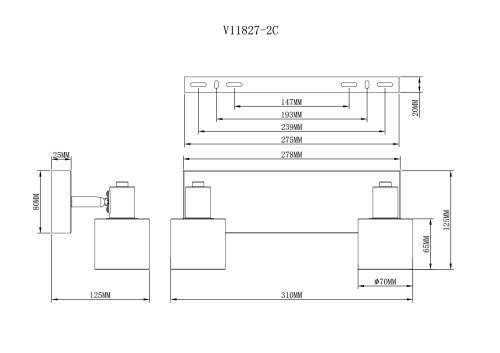 Спот Moderli V11827-2C Malet