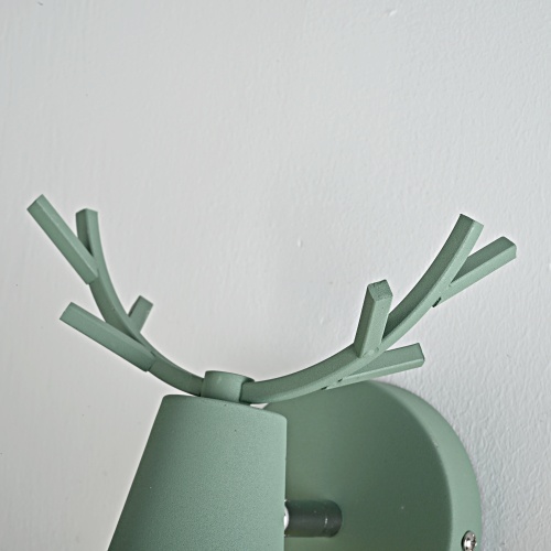 Бра с рожками DEER A Green 101507-26