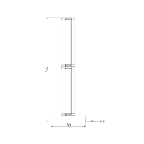 Настольный светильник Eurosvet 80536/1 латунь