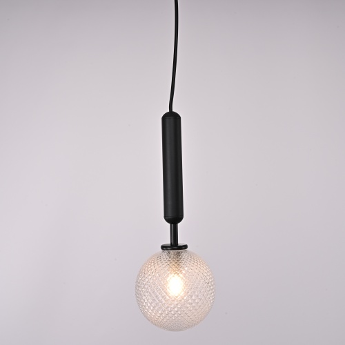 Подвесной светильник RAFFIN Black/Transparent 177910-26