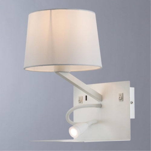 Бра Arte lamp A1056AP-2WH СВЕТИЛЬНИК НАСТЕННЫЙ