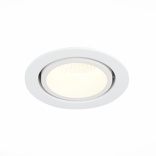 ST705.538.10 Св-к встр. Белый LED 1*10W 3000K 750Lm Ra&gt;90 38° IP20 D102xH85 170-240V Встраиваемые светильники