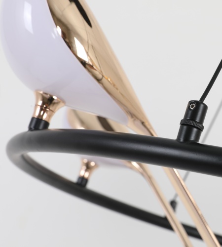 Люстра Kink Light Арси черный/золото 08446-6A,33