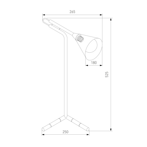 Настольный светильник Eurosvet 01186/1 черный