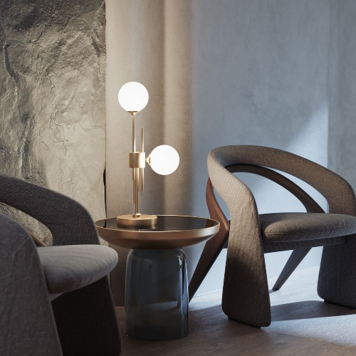 Настольный светильник латунь Eurosvet 01383/2