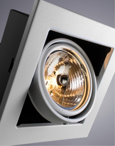 Карданный светильник Arte lamp A5930PL-1WH СВЕТИЛЬНИК ПОТОЛОЧНЫЙ ПОВОРОТНЫЙ