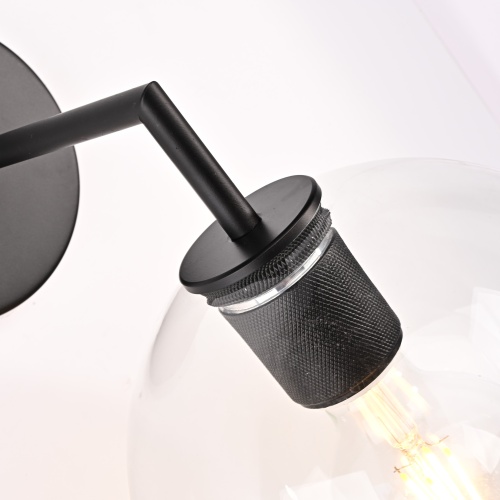 Бра Rh Utilitaire Globe Shade Single Sconce Black от Imperiumloft 123275-22