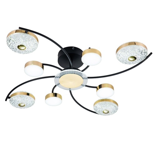 Потолочный светильник Escada 10208/8 LED*110W Black/Gold