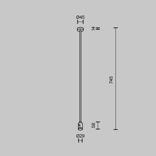 Комплектующие для трековой системы Technical TRA159C-S1-PT