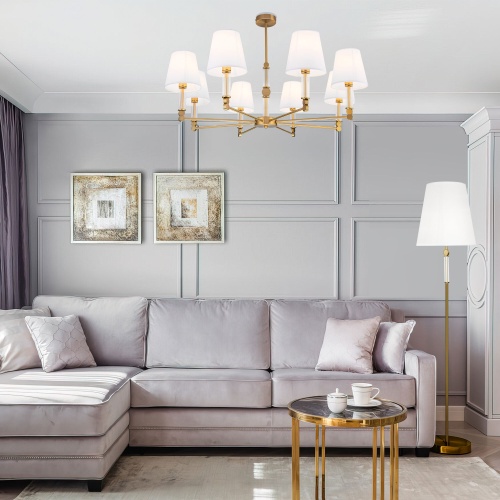 Потолочный светильник Eurosvet 60145/8 латунь Smart