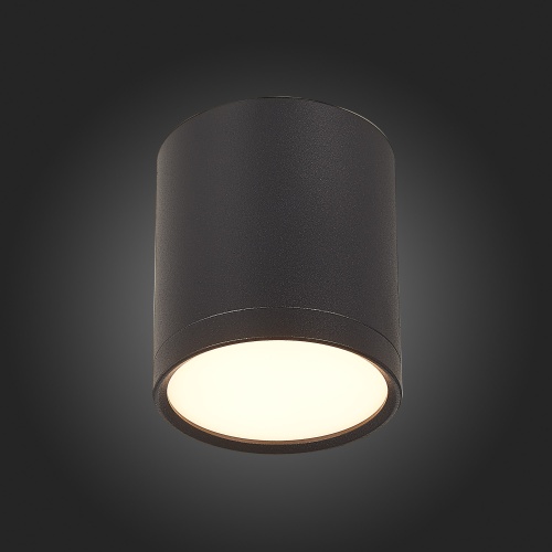 ST113.432.05 Светильник потолочный Черный LED 1*5W 3000K 390Lm Ra&gt;90 120° IP20 D68xH75 170-240V Накладные светильники
