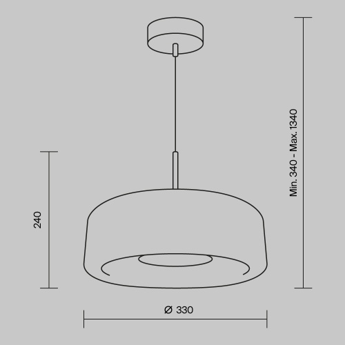 Подвесной светильник Maytoni MOD127PL-L6AM
