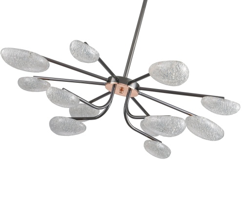 Люстра Kink Light димм. Юнни черный жемчуг 07693-12PA,29