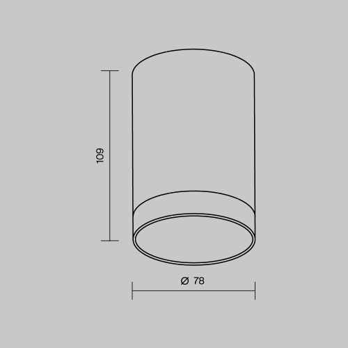 Уличный потолочный светильник Outdoor O500CL-L10W3K