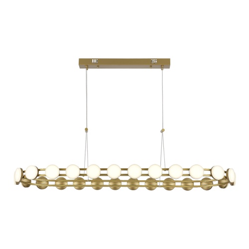 SL6610.203.26 Светильник подвесной ST-Luce золотистый/белый LED 1*50W 4000K MONRO