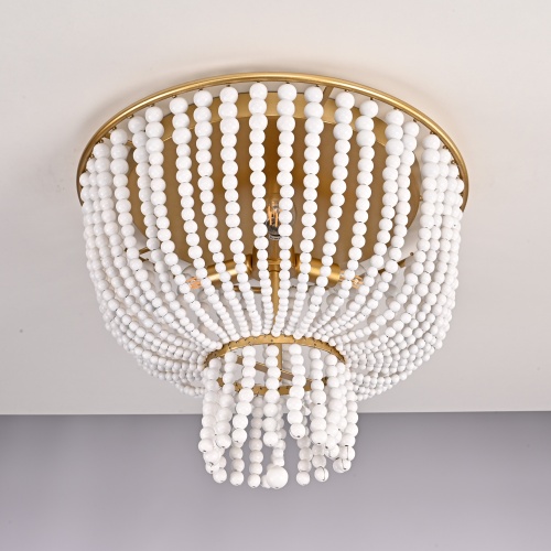 Люстра Jacqueline Clear Flush-Mount Brass от Imperiumloft 186173-22